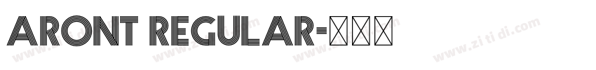 Aront Regular字体转换 Aront Regular字体转换